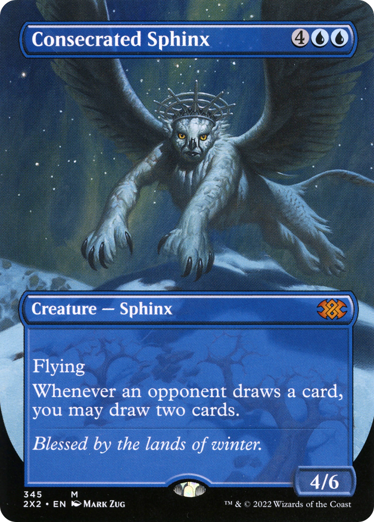 Consecrated Sphinx  (Borderless)(2X2-345) - Double Masters 2022