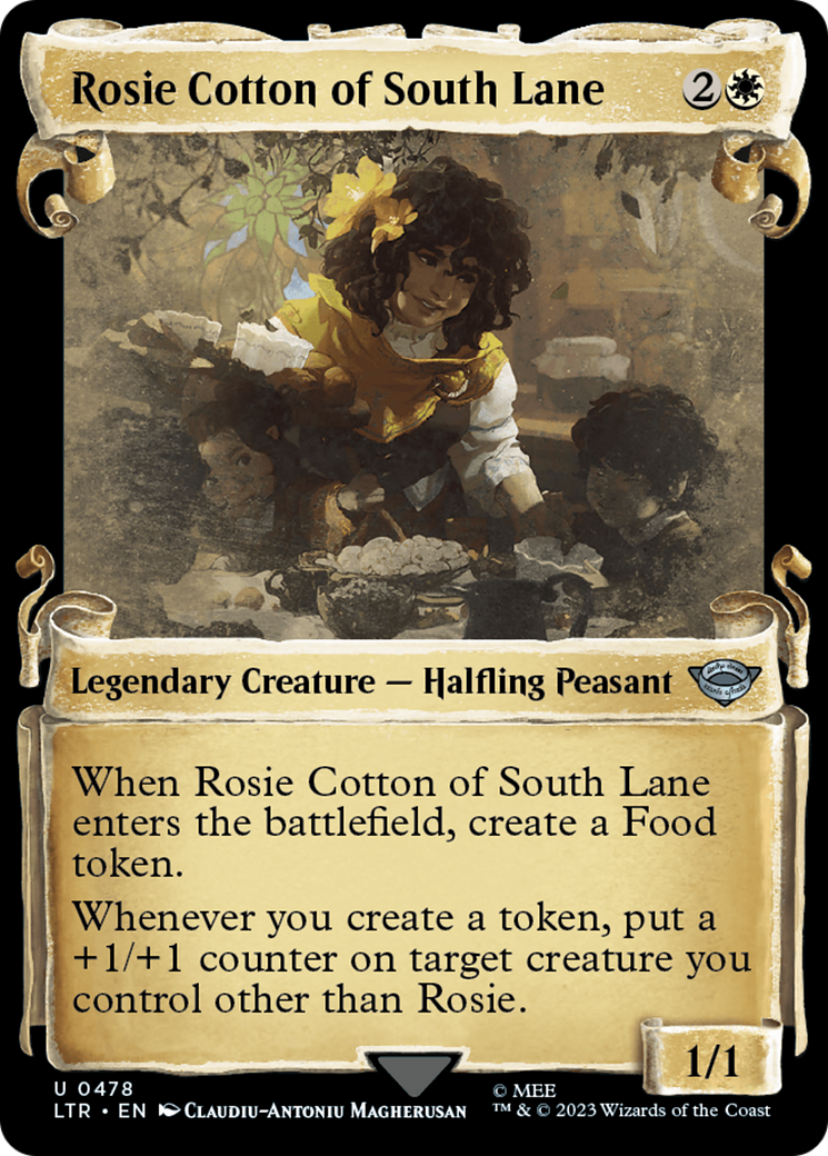 Rosie Cotton of South Lane (Showcase Scrolls) (LTR-478) - The Lord of the Rings: Tales of Middle-earth: (Showcase)