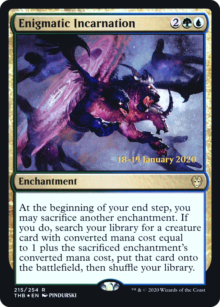 Enigmatic Incarnation (PTHB-215S) - Theros Beyond Death Promos Foil