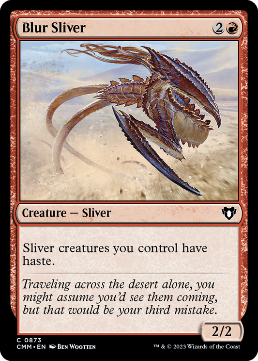 Blur Sliver (CMM-873) - Commander Masters