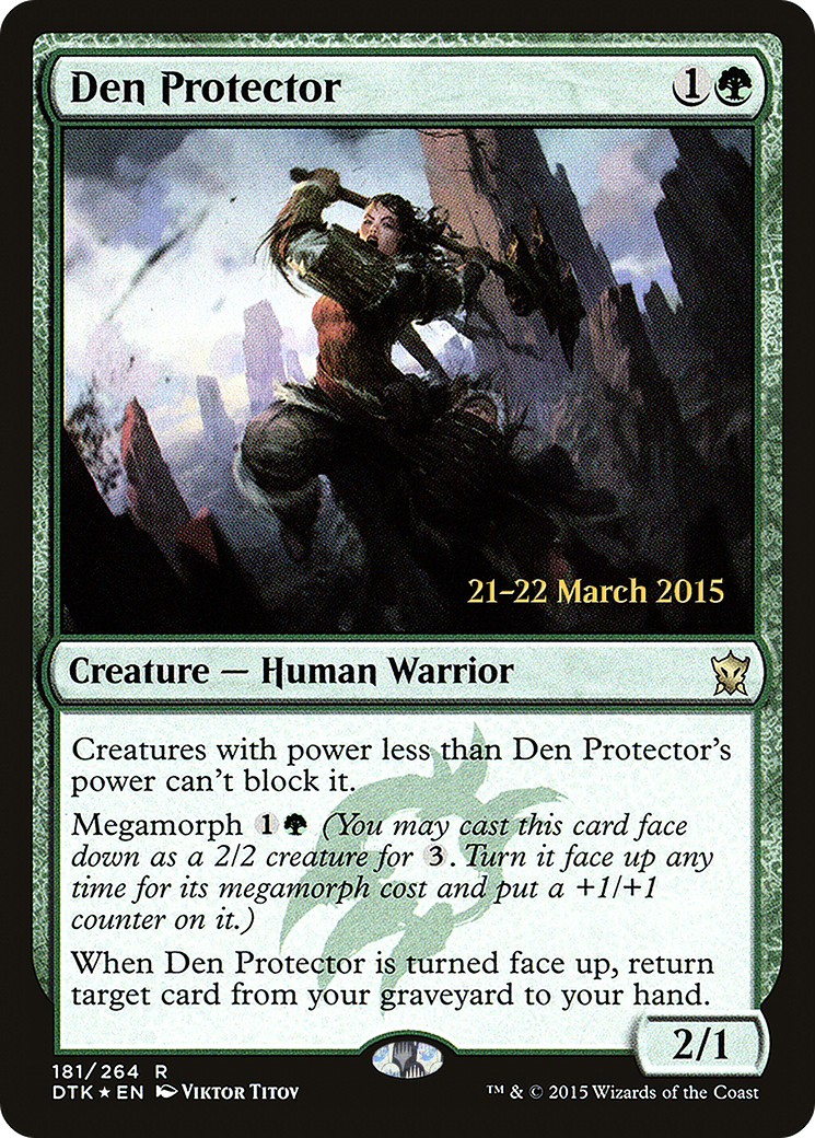 Den Protector (PRE-181S) - Dragons of Tarkir Promos (Prerelease) Foil