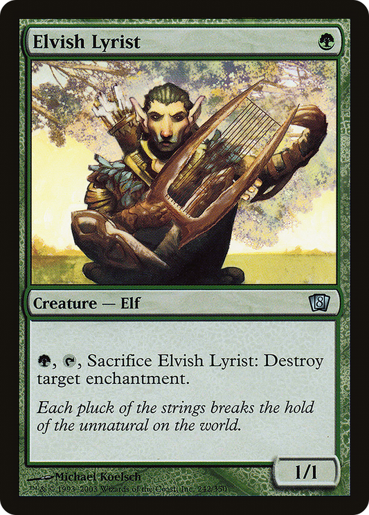 Elvish Lyrist (8ED-242★) - Eighth Edition Foil