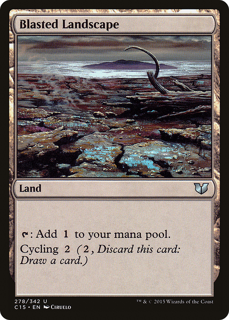 Blasted Landscape (C15-278) - Commander 2015