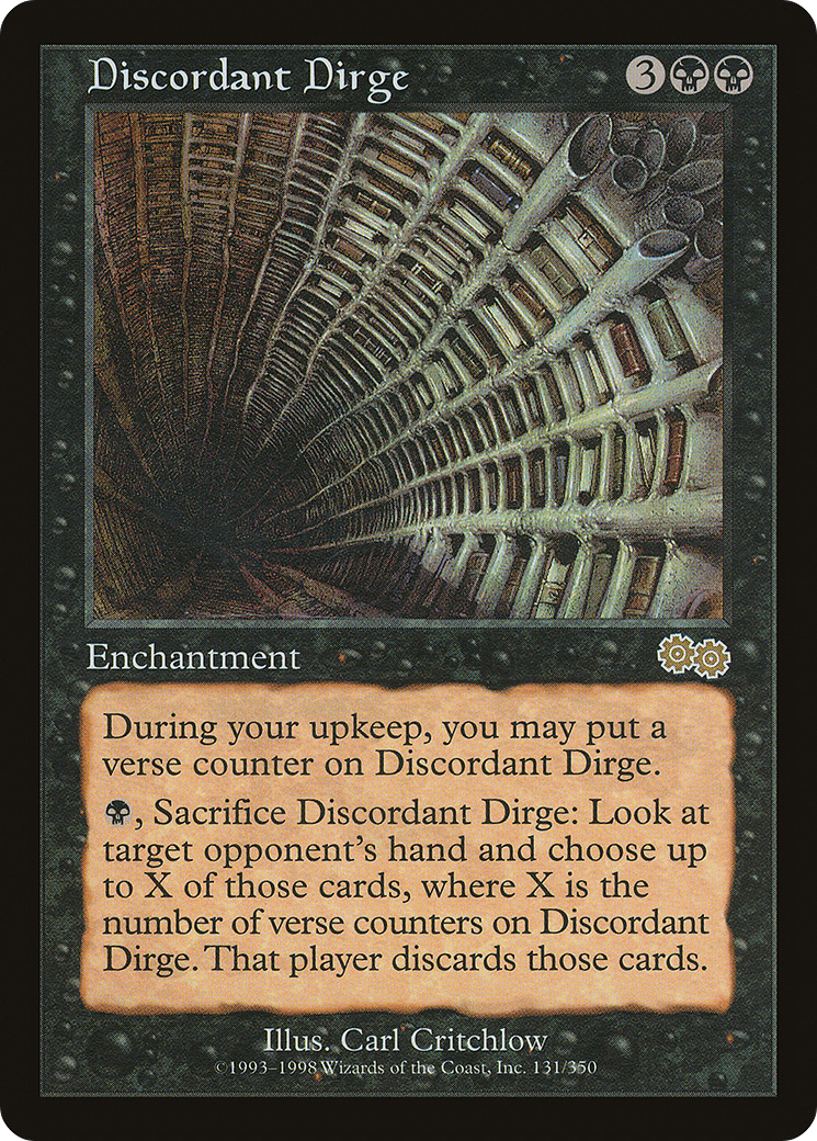 Discordant Dirge (USG-131) - Urza's Saga