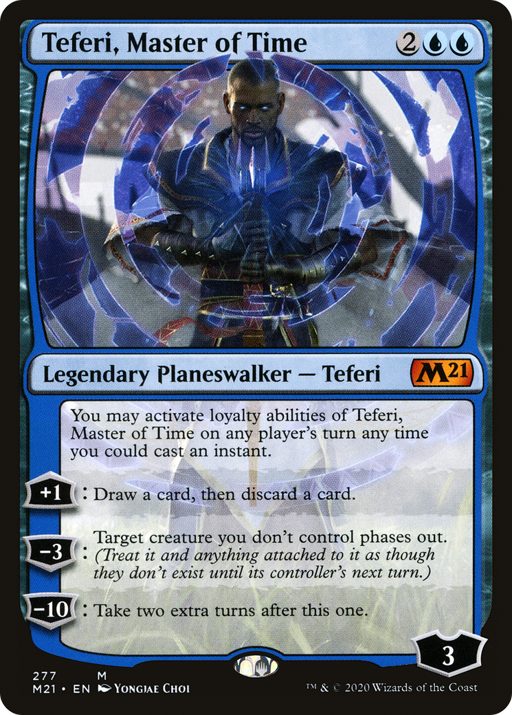 Teferi, Master of Time (M21-277) - Core Set 2021 Foil