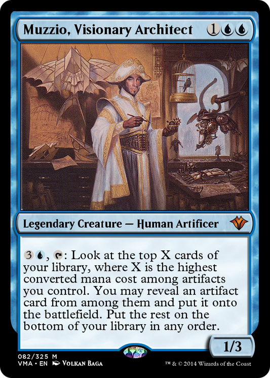 Muzzio, Visionary Architect (VMA-082) - Vintage Masters Foil