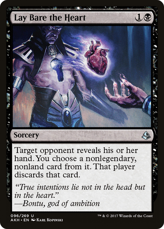 Lay Bare the Heart (AKH-096) - Amonkhet Foil