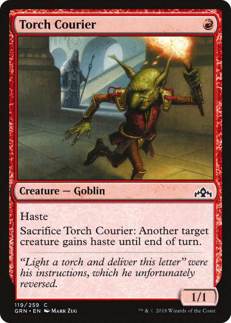 Torch Courier (GRN-119) - Guilds of Ravnica Foil