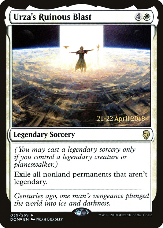 Urza's Ruinous Blast (PRE-039) - Dominaria Promos Foil