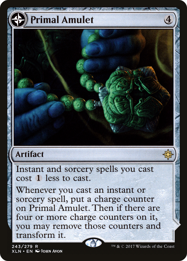 Primal Amulet // Primal Wellspring (XLN-243) - Ixalan: (compasslanddfc)