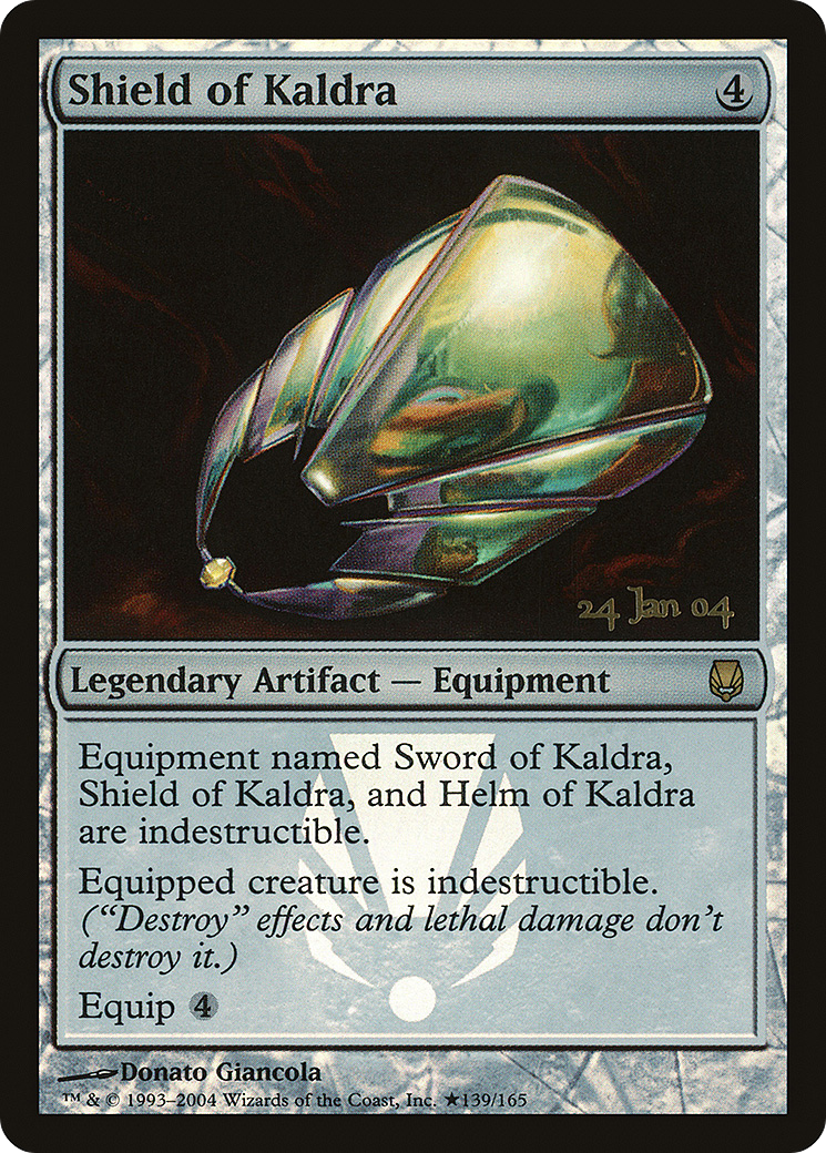 Shield of Kaldra (PDST-139★) - Darksteel Promos Foil