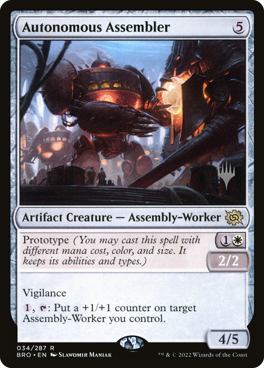 Autonomous Assembler (PPBRO-34P) - The Brothers' War Promos (Promo Pack) Foil
