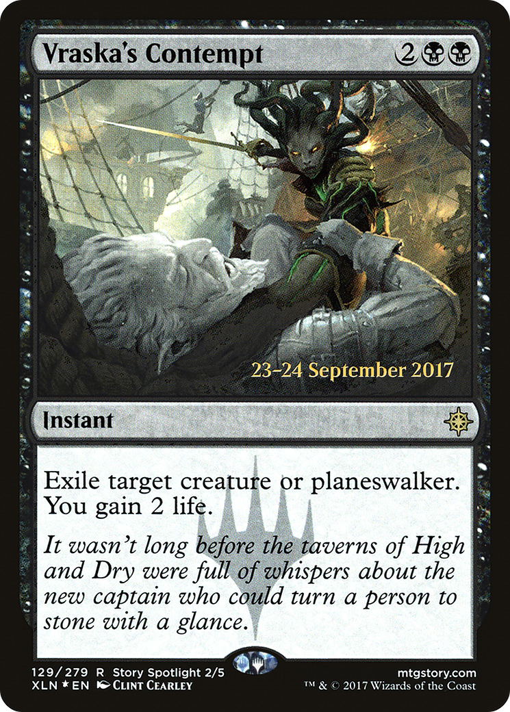 Vraska's Contempt (PRE-129S) - Ixalan Promos (Prerelease) Foil