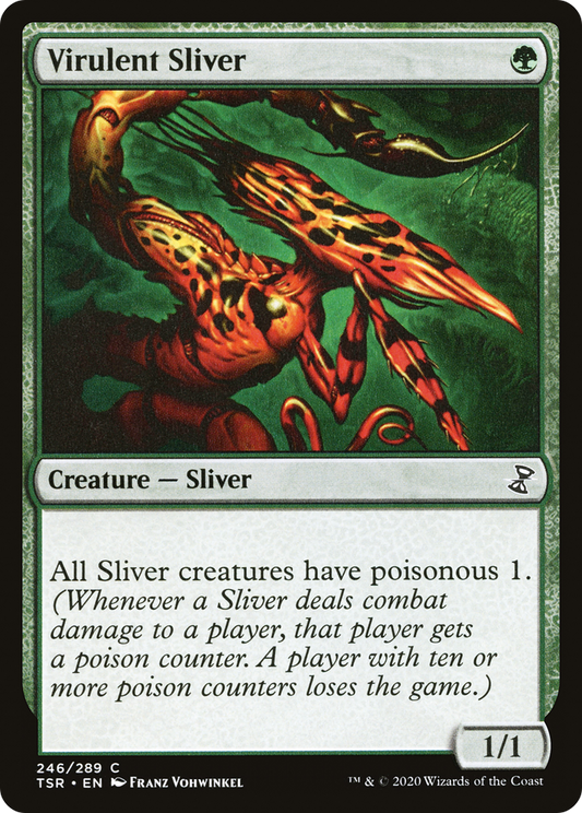 Virulent Sliver (TSR-246) - Time Spiral Remastered Foil