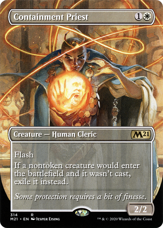 Containment Priest  (Borderless)(M21-314) - Core Set 2021