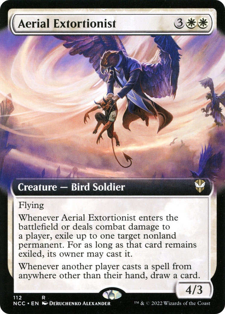 Aerial Extortionist (NCC-112) - New Capenna Commander: (Extended Art)