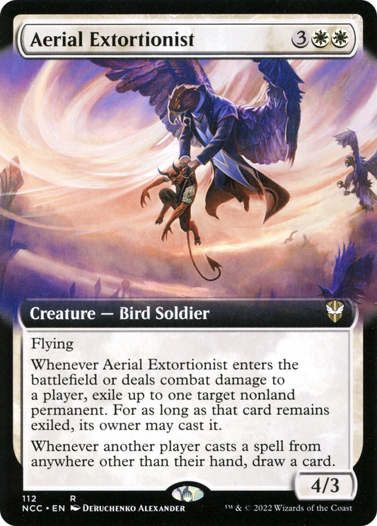 Aerial Extortionist (NCC-112) - New Capenna Commander: (Extended Art)