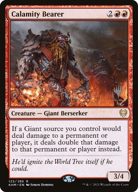 Calamity Bearer (PPKHM-125P) - Kaldheim Promos (Promo Pack)