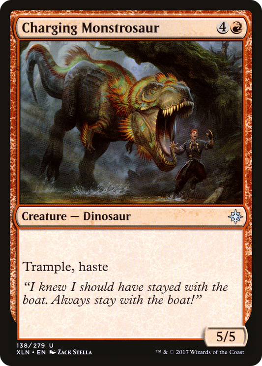 Charging Monstrosaur (XLN-138) - Ixalan