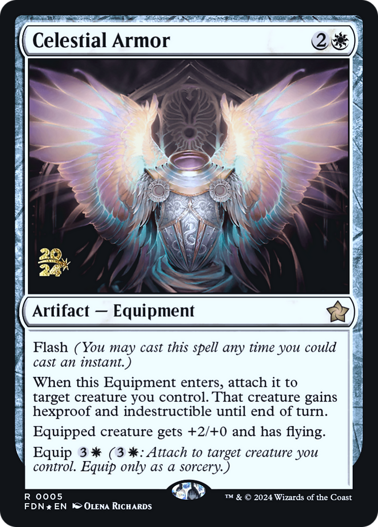 Celestial Armor (PRE-005) - Foundations Promos (Prerelease) Foil