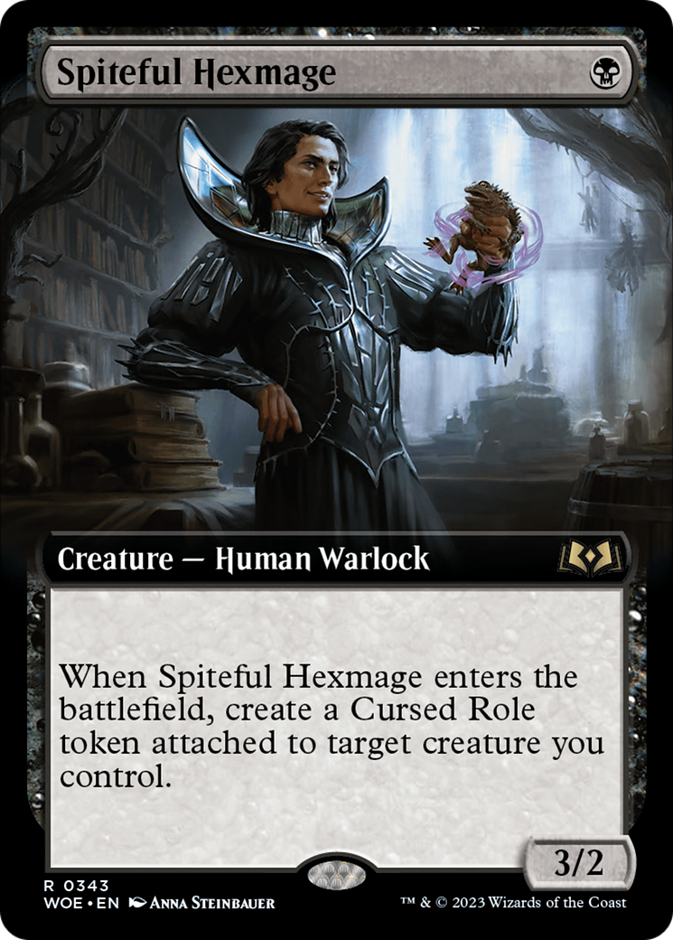 Spiteful Hexmage (Extended Art)  (WOE-343) - Wilds of Eldraine: (Extended Art) Foil