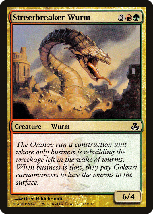 Streetbreaker Wurm (GPT-133) - Guildpact Foil