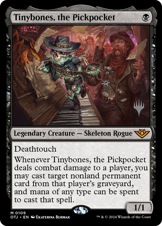 Tinybones, the Pickpocket (POTJ-109P) - Outlaws of Thunder Junction Promos