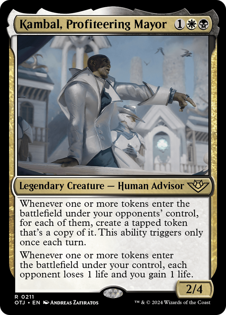 Kambal, Profiteering Mayor (OTJ-211) - Outlaws of Thunder Junction Foil