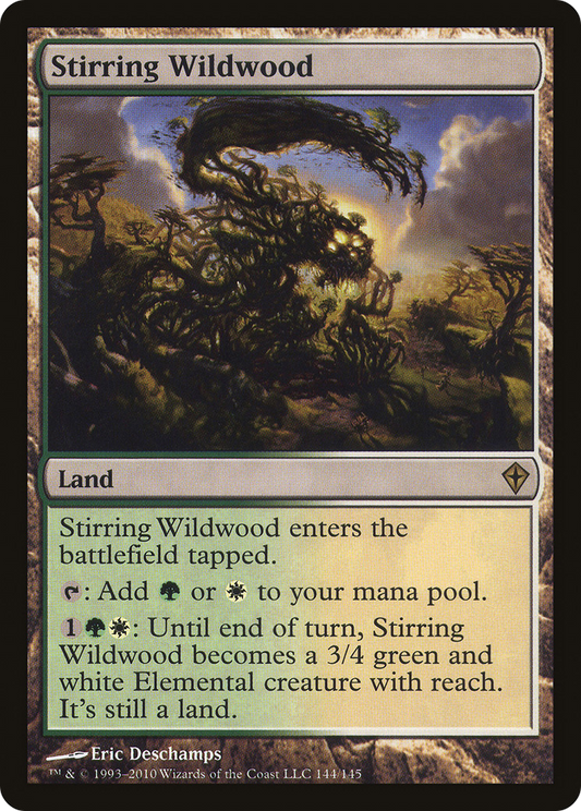 Stirring Wildwood (WWK-144) - Worldwake Foil