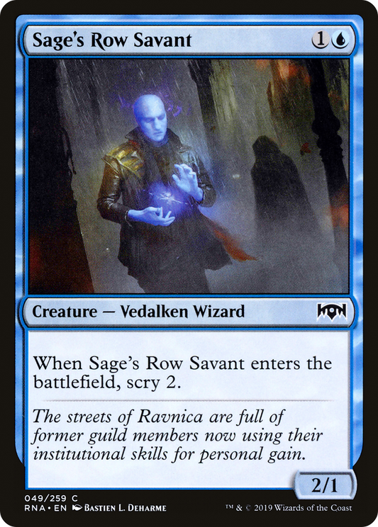 Sage's Row Savant (RNA-049) - Ravnica Allegiance