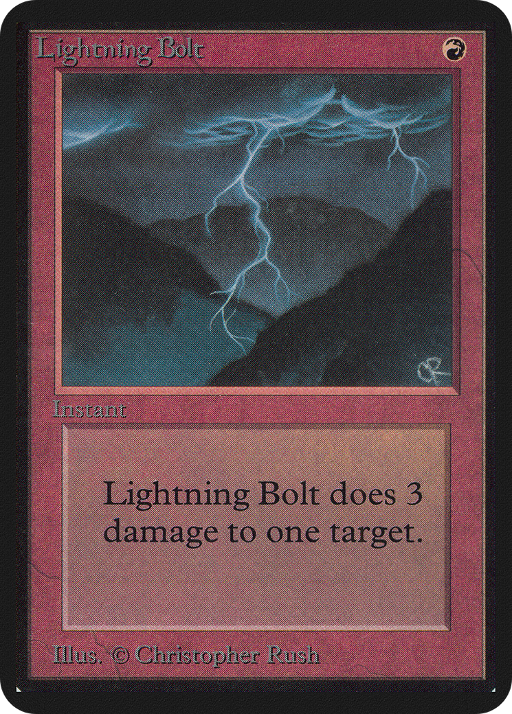 Lightning Bolt (LEA-161) - Limited Edition Alpha