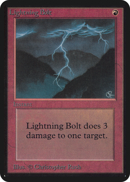 Lightning Bolt (LEA-161) - Limited Edition Alpha