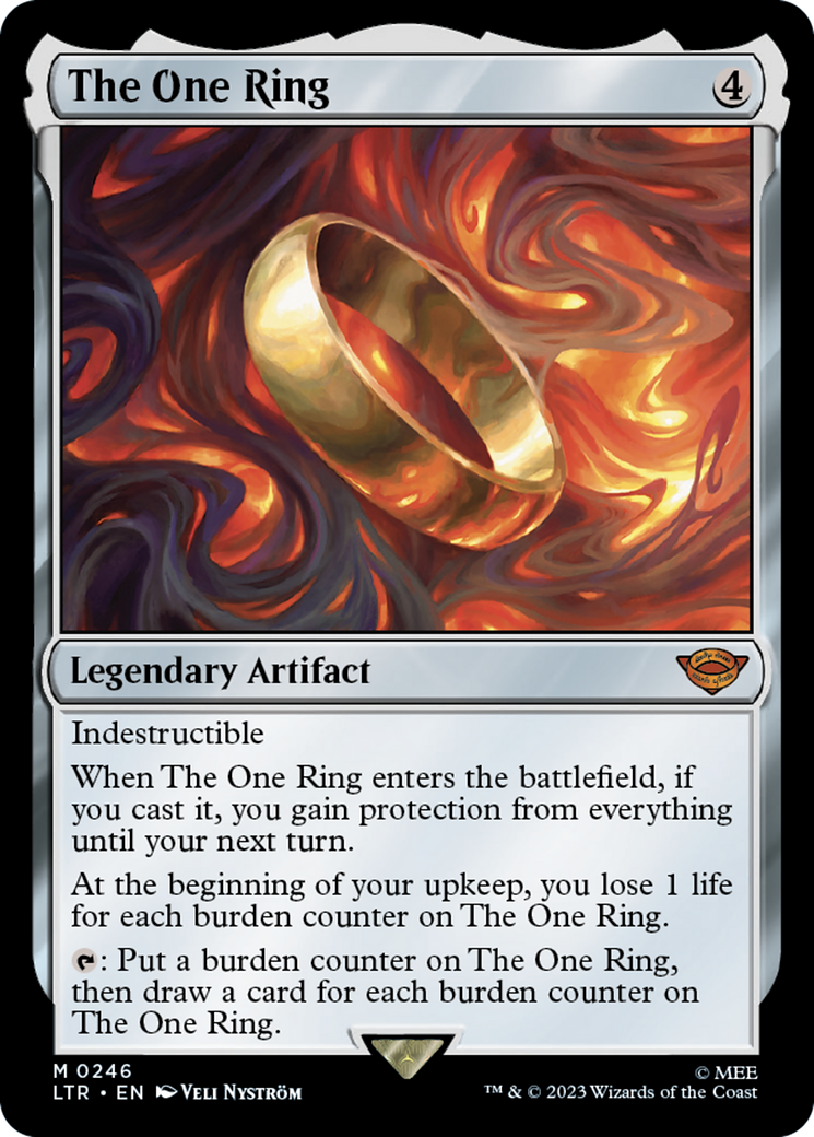 The One Ring (LTR-246) - The Lord of the Rings: Tales of Middle-earth Foil