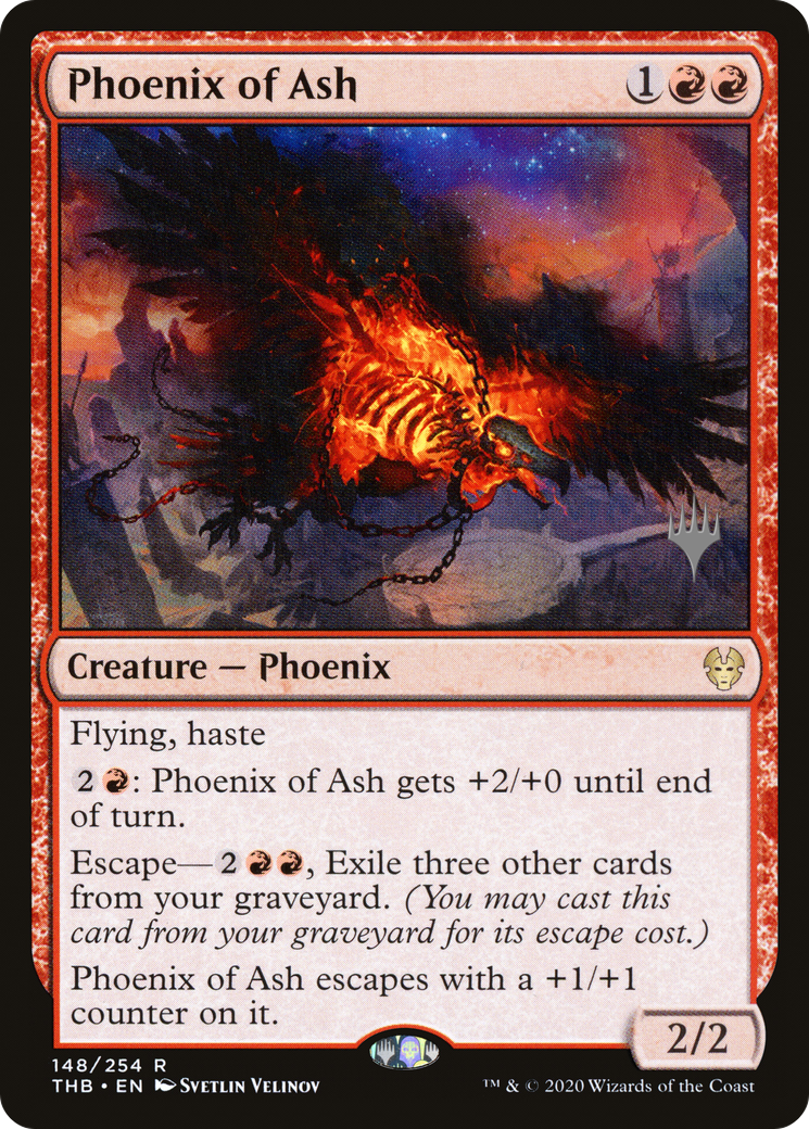 Phoenix of Ash (PPTHB-148P) - Theros Beyond Death Promos (Promo Pack)