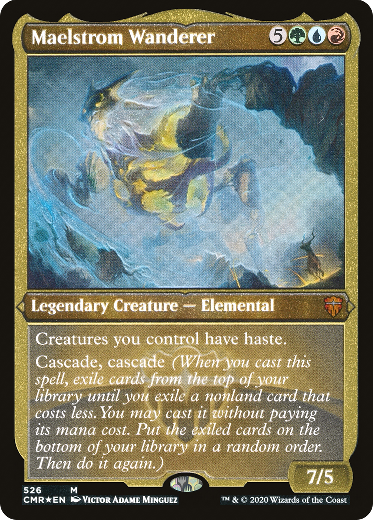 Maelstrom Wanderer (CMR-526) - Commander Legends Etched Foil