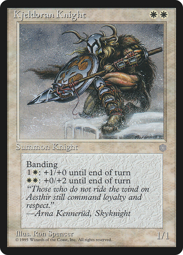 Kjeldoran Knight (ICE-036) - Ice Age