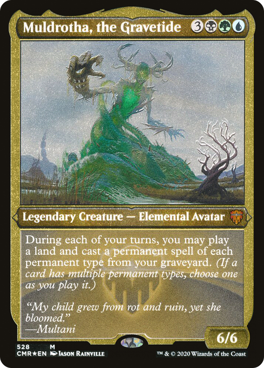 Muldrotha, the Gravetide (CMR-528) - Commander Legends Etched Foil