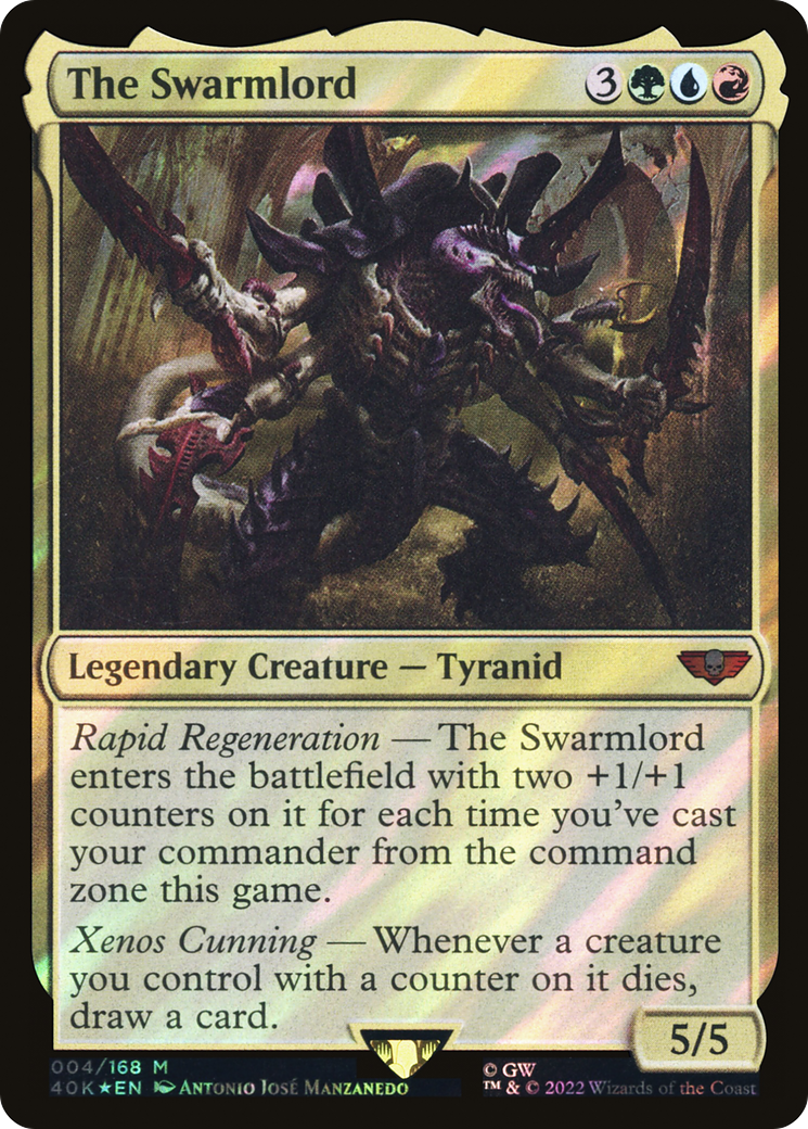 The Swarmlord (40K-004) - Warhammer 40,000 Commander Foil