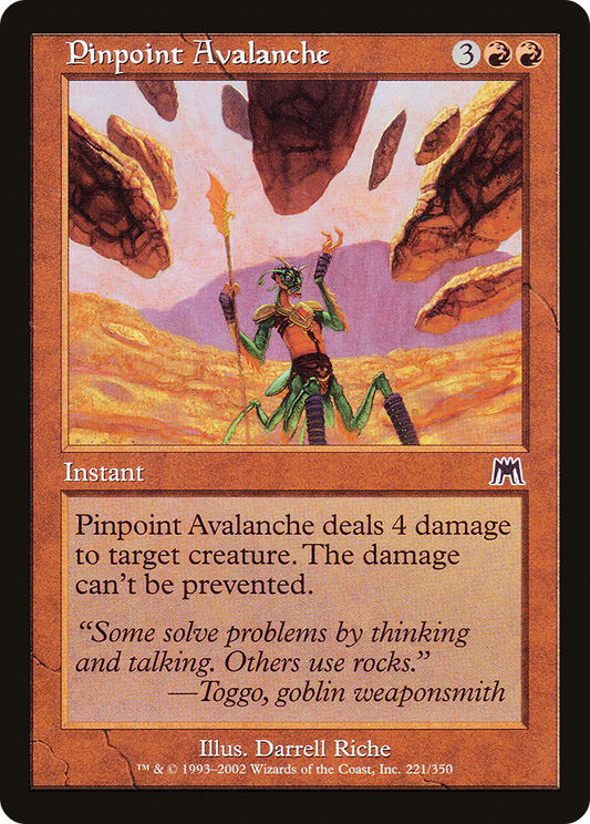 Pinpoint Avalanche (ONS-221) - Onslaught Foil