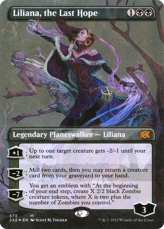 Liliana, the Last Hope (2X2-573) - Double Masters 2022 (Borderless) Foil