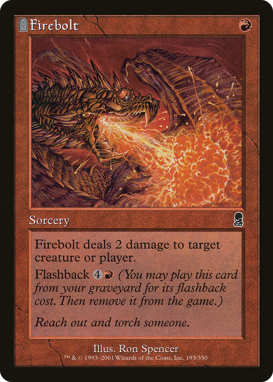 Firebolt (ODY-193) - Odyssey: (tombstone) Foil