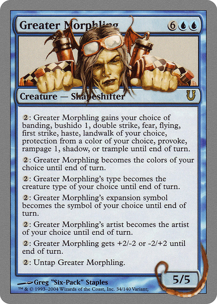 Greater Morphling (UNH-034) - Unhinged