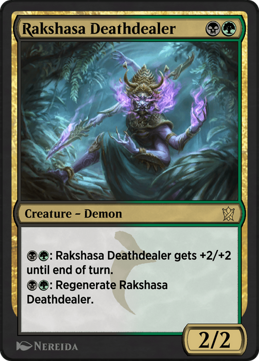 Rakshasa Deathdealer (KTK-192Y) - Khans of Tarkir