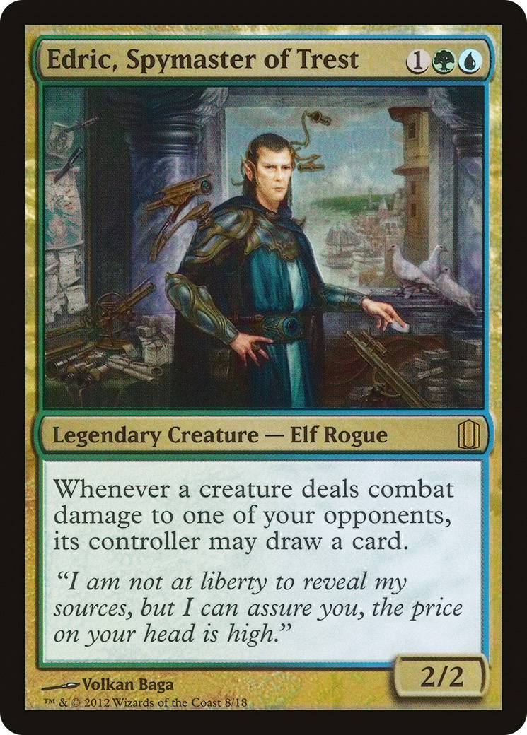 Edric, Spymaster of Trest (CM1-008) - Commander's Arsenal Foil