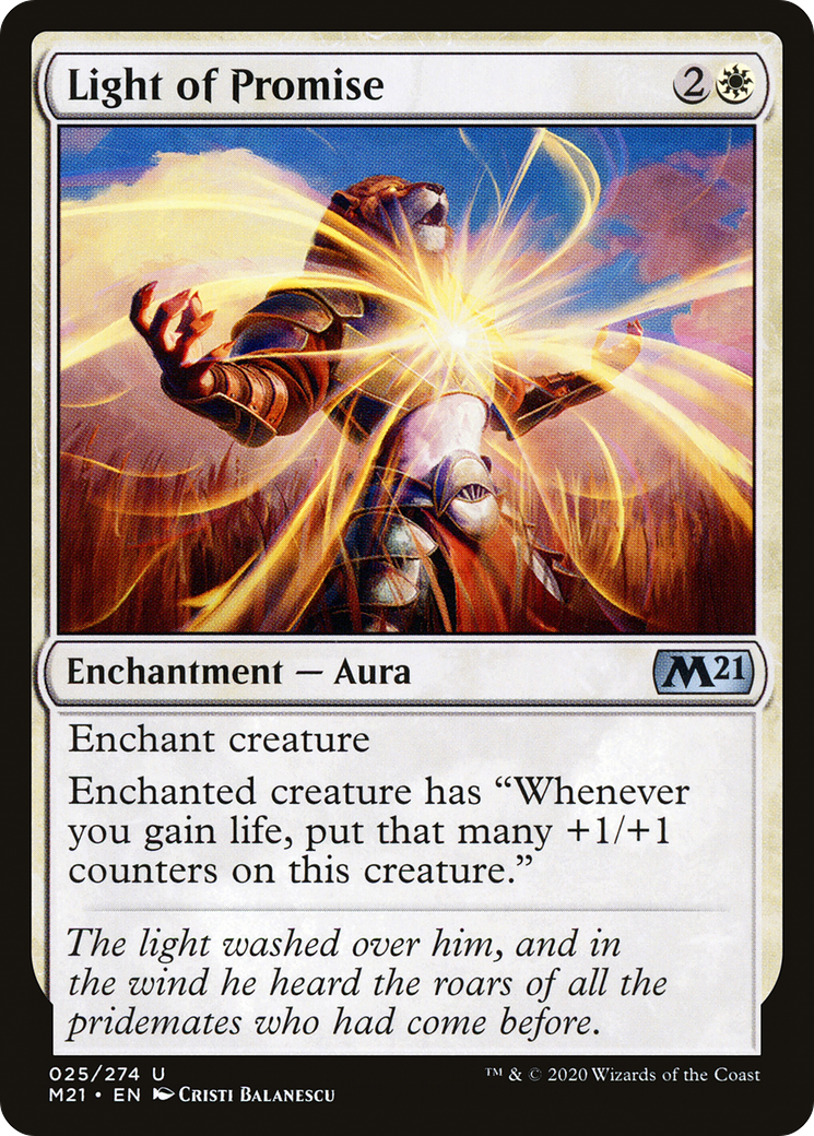 Light of Promise (M21-025) - Core Set 2021 Foil