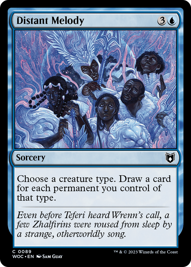 Distant Melody (WOC-089) - Wilds of Eldraine Commander