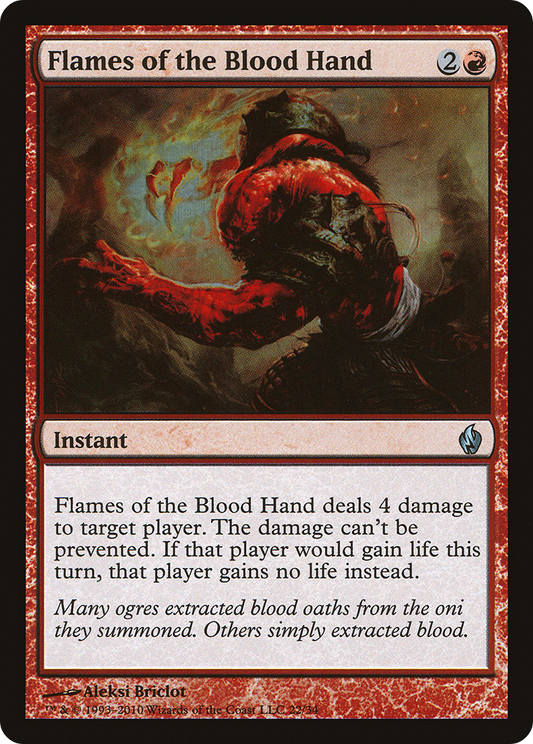 Flames of the Blood Hand (PD2-022) - Premium Deck Series: Fire and Lightning Foil