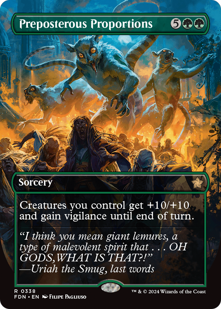 Preposterous Proportions (Borderless)  (Borderless)(FDN-338) - Foundations