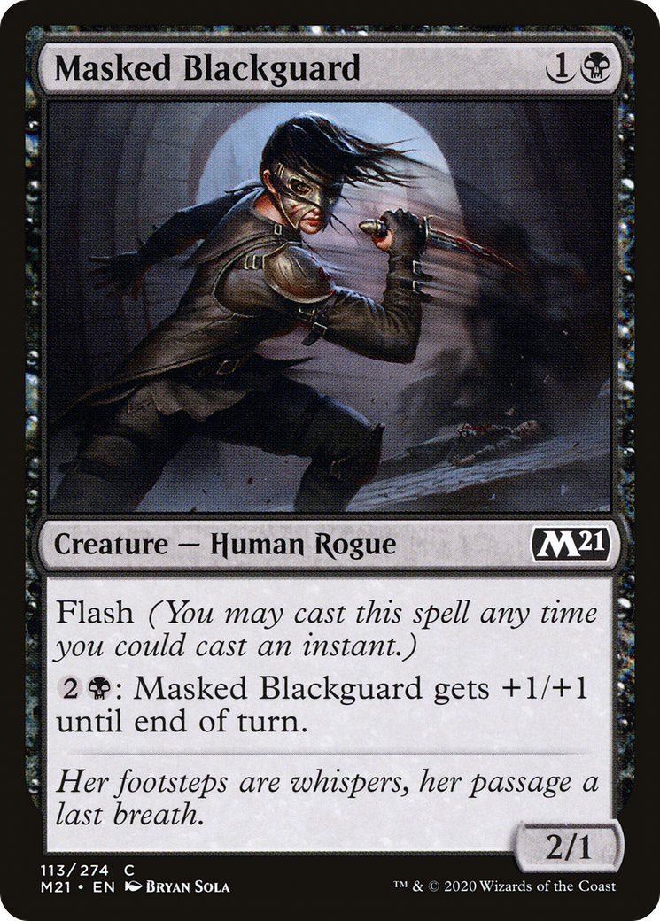 Masked Blackguard (M21-113) - Core Set 2021 Foil