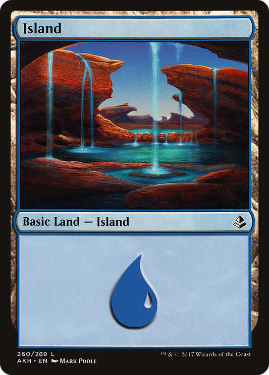 Island (AKH-260) - Amonkhet Foil